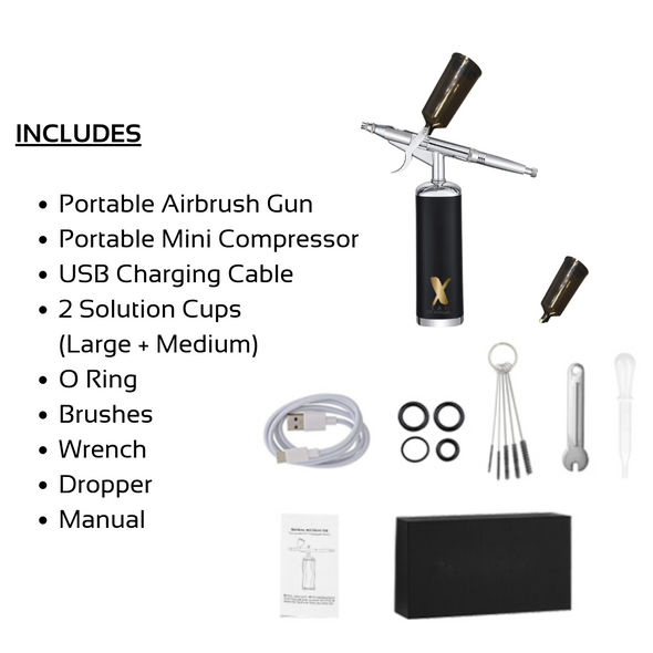 Cordless Airbrush Gun For Contour Spray Tans - 